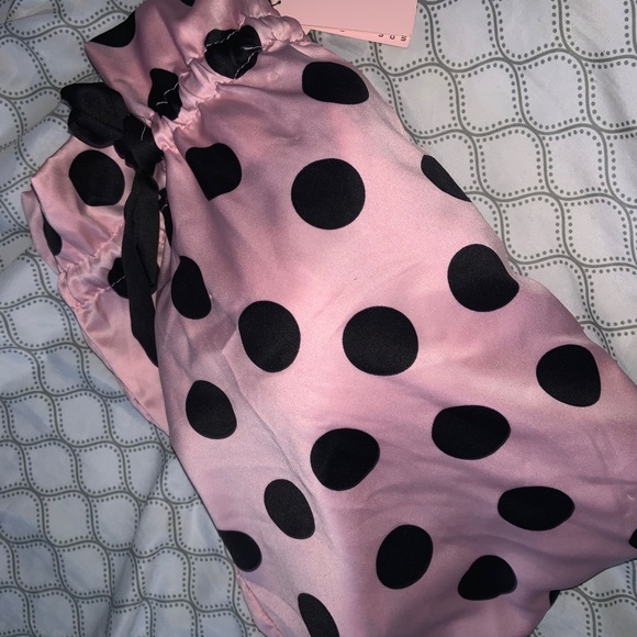 Victoria Secret Pink Polka Dot Slippers - Picture 3 of 3
